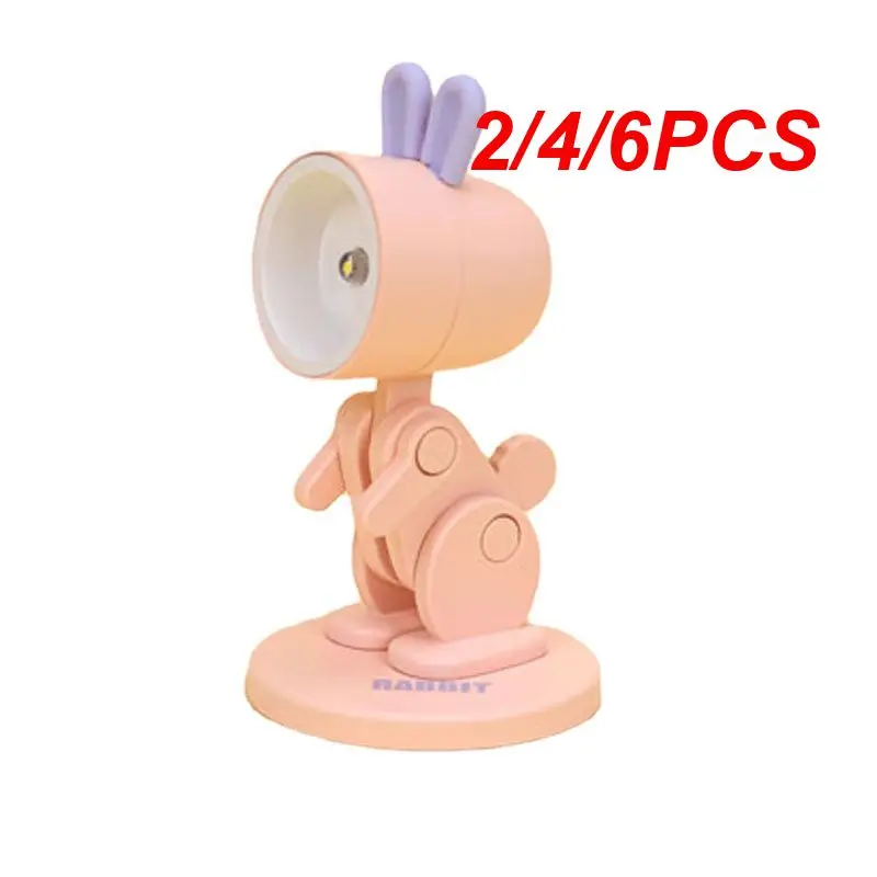 

2/4/6PCS Newest Creative LED Night Lights Cartoon Animal Folding Desk Lamp Cute Pet Lights Dog Deer Dinosaur Shape Eye
