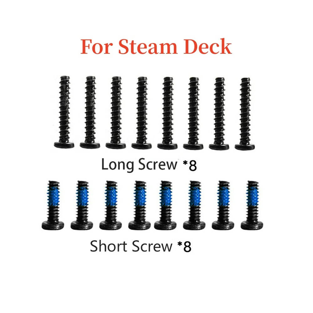 

Screw Kit Back Cover Screws For Steam Deck Game Console Gamepad Repairing Kit Gaming Accessories
