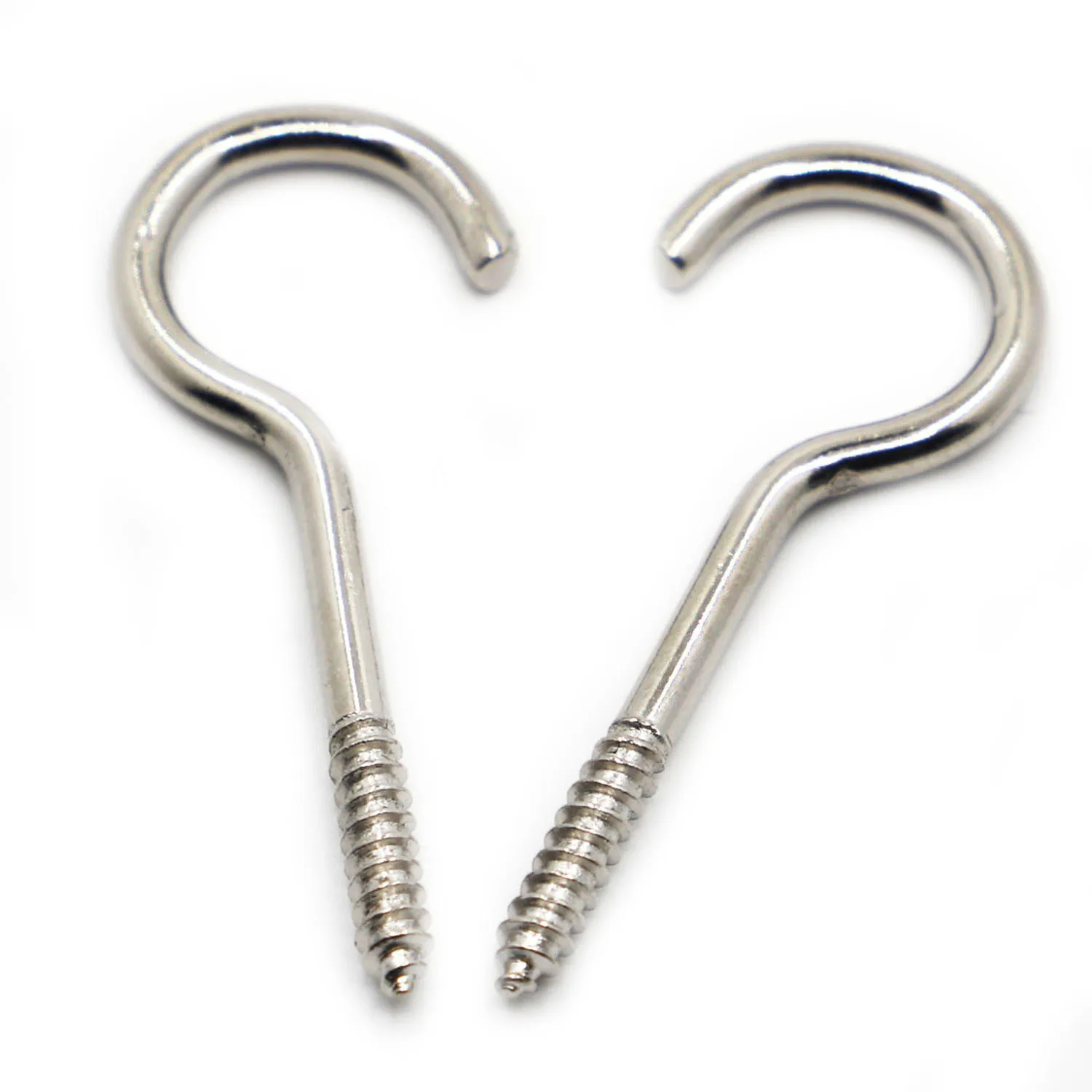 

Light Hook Ring Question Mark Hooks Sheep Eye Hook Screws Nickel Self-tapping Screw Hooking 1# 2# 3# 4# 5# 6# 8# 10# 12# 14#