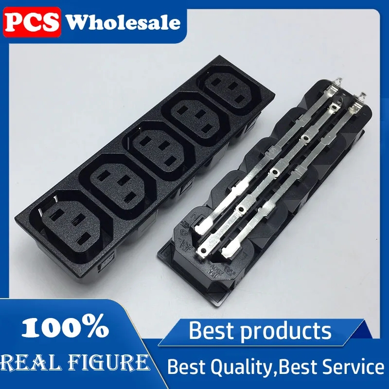 

C13 immovable mother a word IEC socket Taiwan RICH BAY rack power socket 10A250VAC/15A125VAC UL ENEC VDE