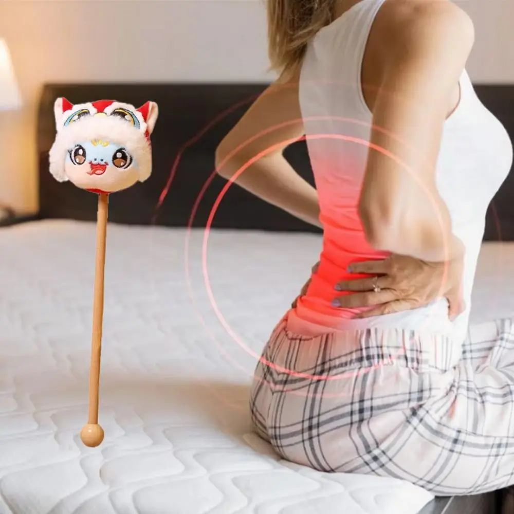 Многоцелевой массажный молоток-талисман с рисунком змеи ручной мягкий молоток