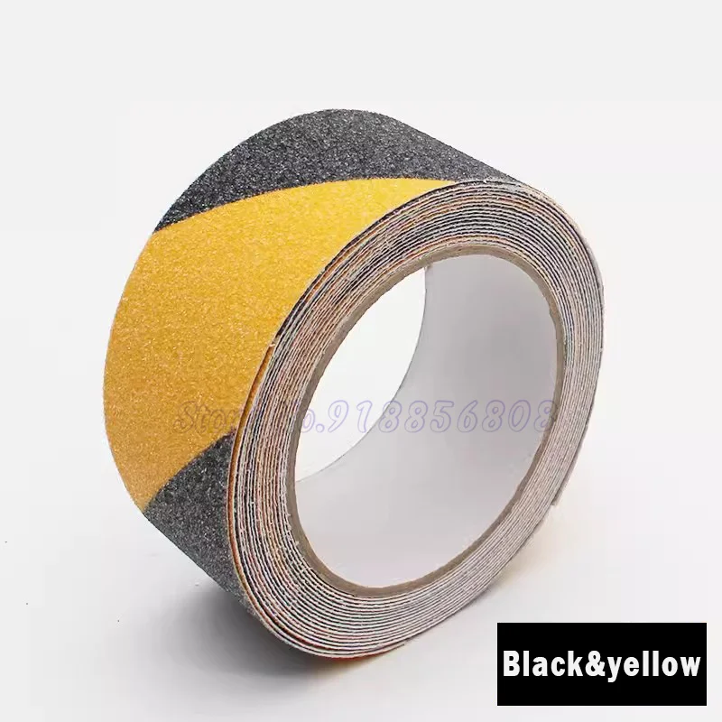 Противоскользящая лента PEVA/ПВХ черная 5м