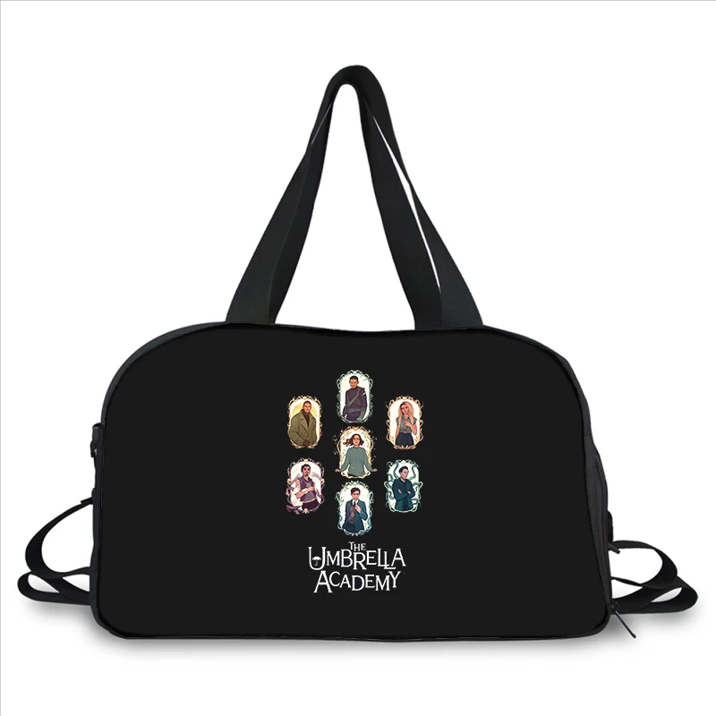 The Umbrella Academy 3D printing fashion trend portable large capacity multi function messenger bag travel bag
