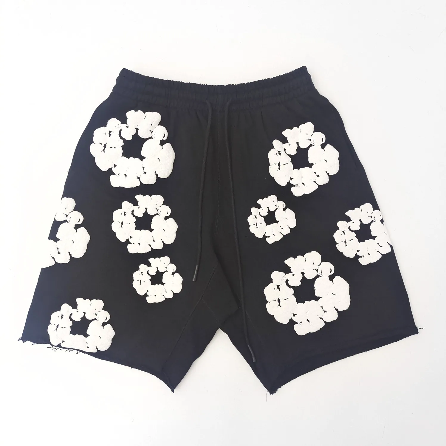 

Summer Men's Street Hip-Hop Flower Women's Cotton Shorts
