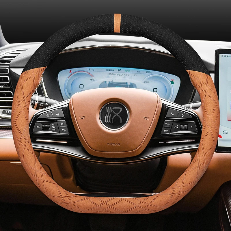 Для BYD HAN EV DM-i 2022 2023 2024 аксессуары для интерьера стандартный защитный чехол руля