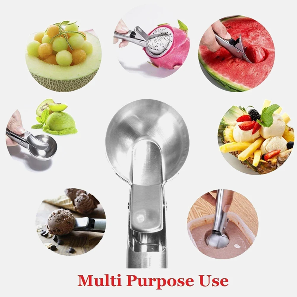 Ложка для мороженого из нержавеющей стали антипригарная ложка фруктов арбуза