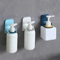 wall mount shower gel hanger self adhesive shampoo bottle holder non drilling shower gel rack bathroom accessories for bathroom