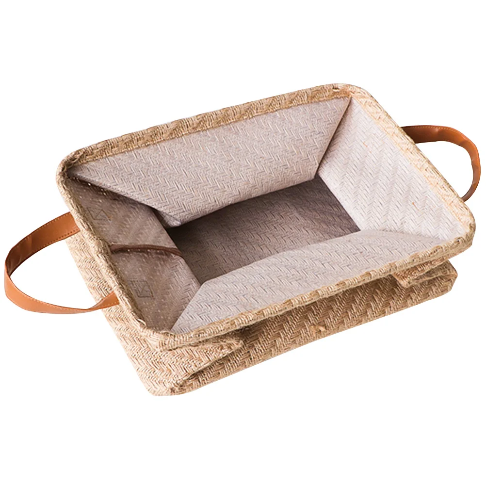 

Household Large Storage Basket Toy Storage Box with Handles Fabric Storage Basket Baskets for bedroom Laundry