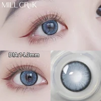 mill creek 2pcs myopia contact lenses for eyes prescription high quality natural colored lenses big beauty pupil fast shipping