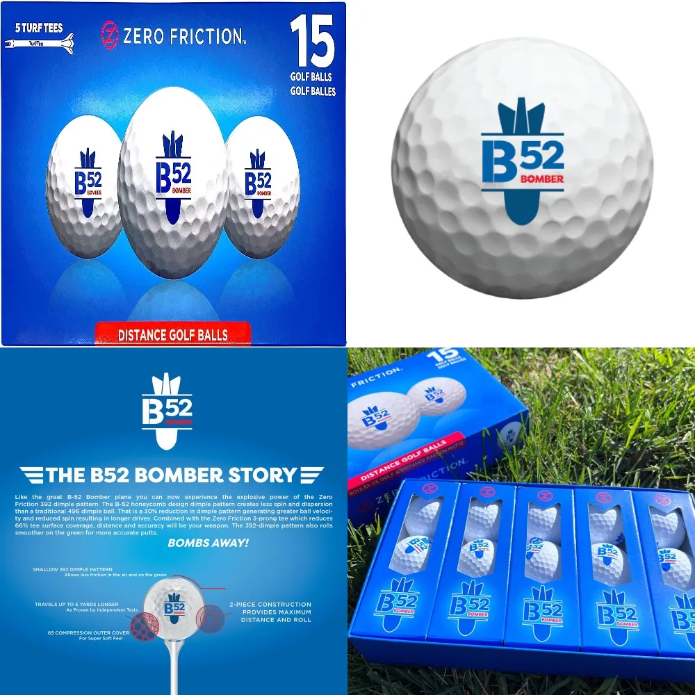 

Distance Golf Ball - 15 Piece White Ball Set