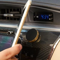 phone holder universal bracket round magnetic creative car air vent mount stand