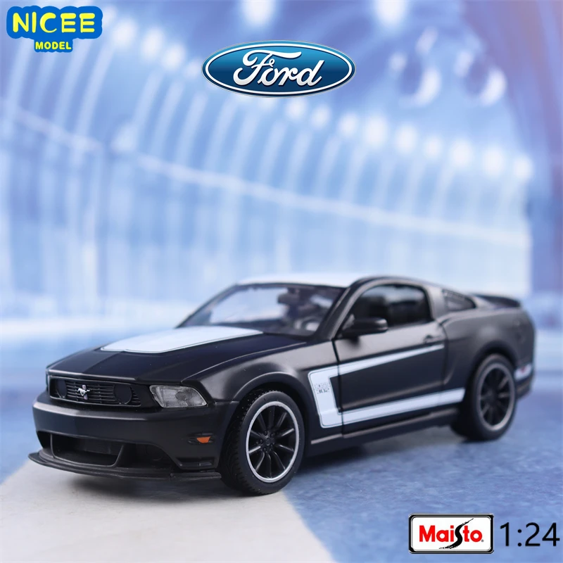 

Maisto 1:24 Ford Mustang Boss 302 Sports Car Simulation Diecast Car Metal Alloy Model Car Children's toys collection gifts B918