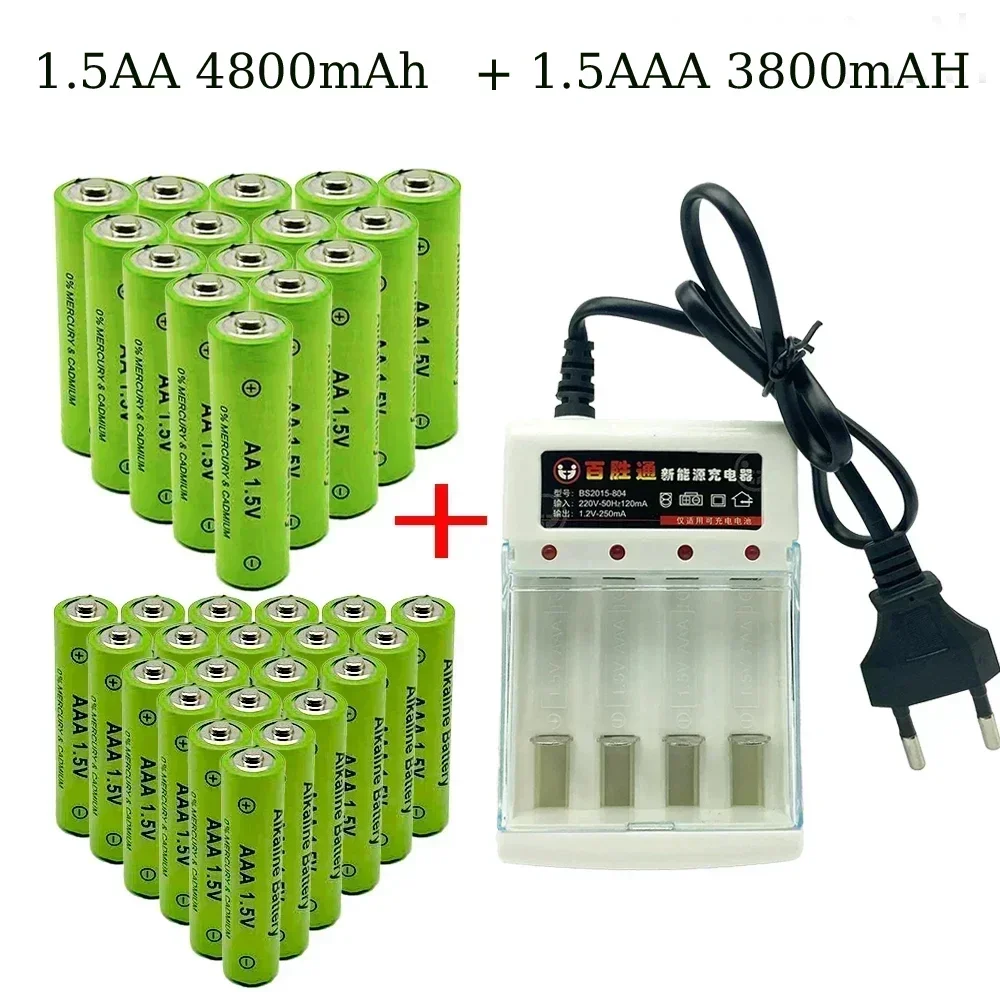 Аккумулятор Ni-MH NoEnName_Null AA 4800 мАч + AAA 3800