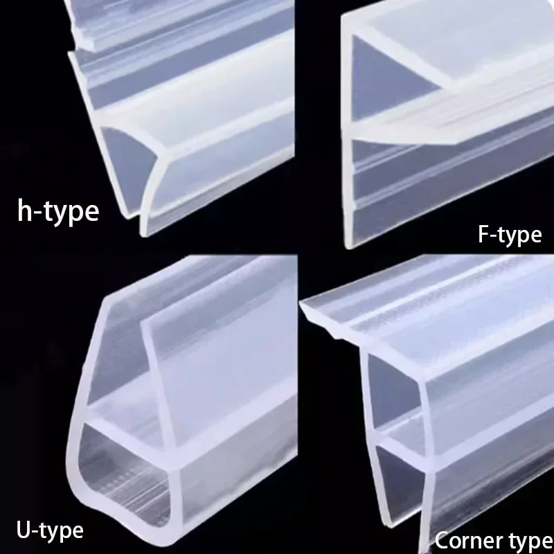 Уплотнительная Лента Из Силиконовой Резины В Форме F/h Безрамная Прокладка Для