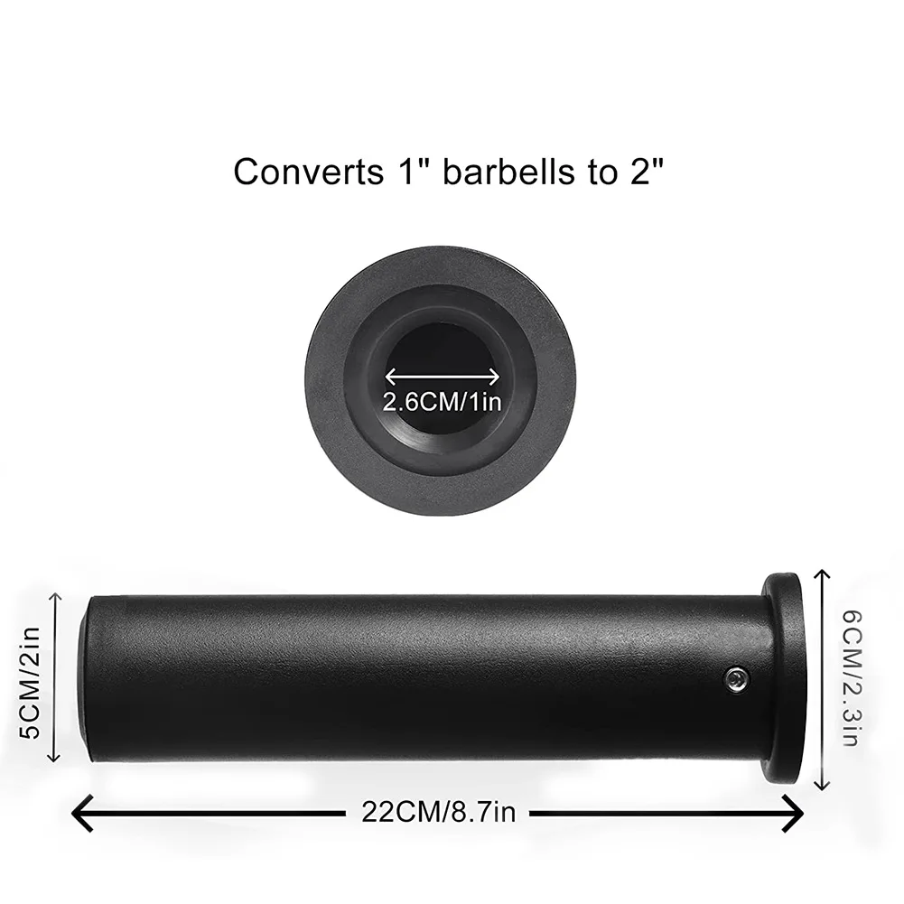 

200MM/300MM Adapter Sleeve Plate Posts Sleeve Approx. 5cm/1.97in Olympic Adapter Sleeve Converts Weight Plate Posts