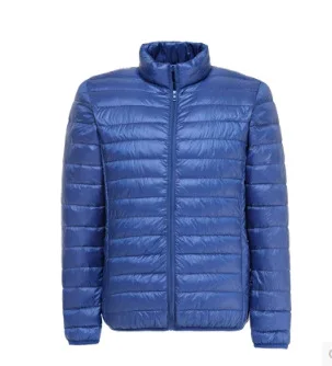 Autumn And Winter New Light Down Jacket Men Stand Collar Large Casual Short Coat Men's Down Cotton Padded Jacket