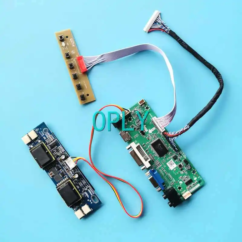 

LCD Display Matrix Driver Controller Board Fit LM220WE1 LM220WE3 4CCFL 30 Pin LVDS DIY Kit VGA DVI HDMI-Compatible 22" 1680*1050