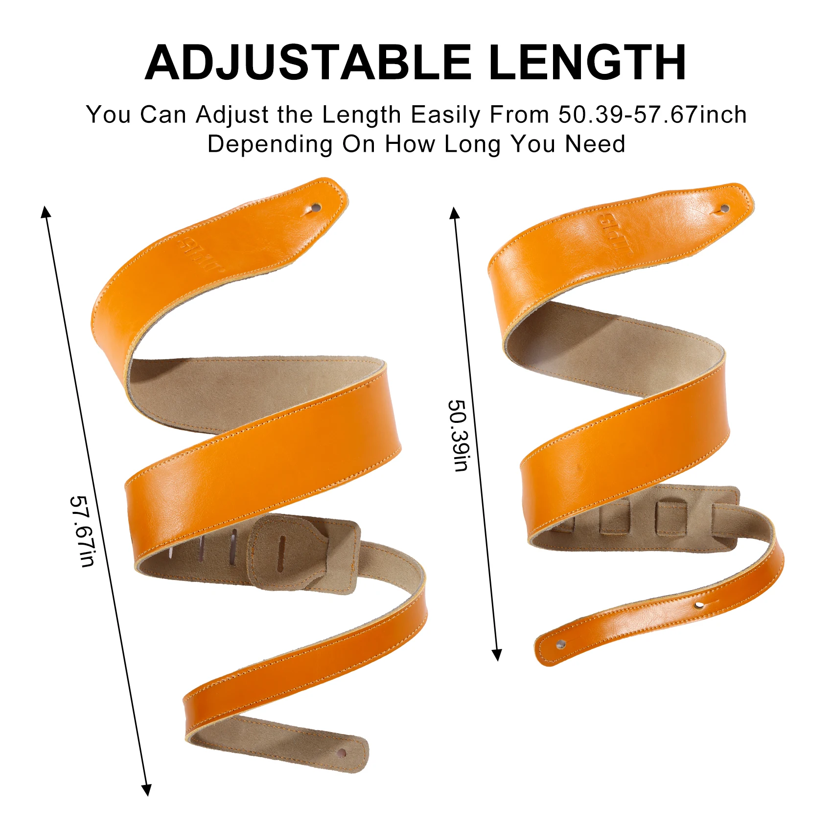 Ремешок для гитары из натуральной кожи мягкий прочный ремешок воловьей