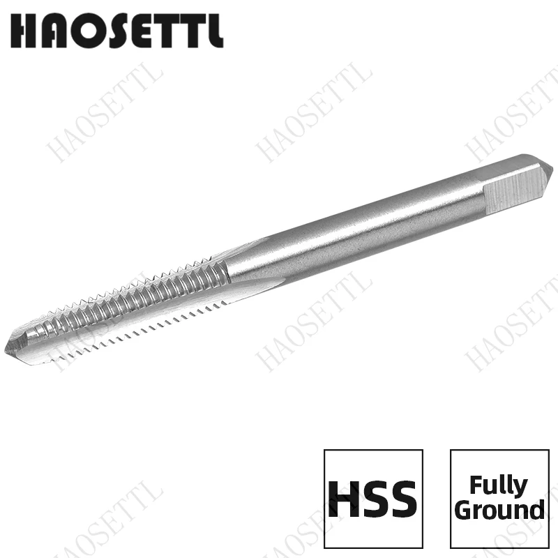 HAOSETTL M3x0.35 M3x0.5 M3x0.45 M3x0.6 Метчик для машинной резьбы из быстрорежущей стали метчики с