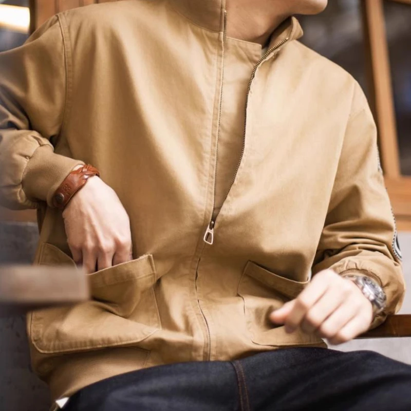 Мужская охотничья куртка-цистерна американская мотоциклетная куртка с