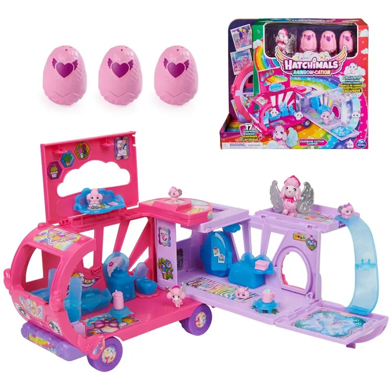 

Игрушечный автомобиль CollEGGtibles, трансформирующий радугу
