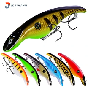 JOTIMANN New Lure Brand Pencil Bait Plastic Hard Bait 150MM Fishing Lure Eyes 3D with Hooks Minnow Spinning Baits Fishing Tackle