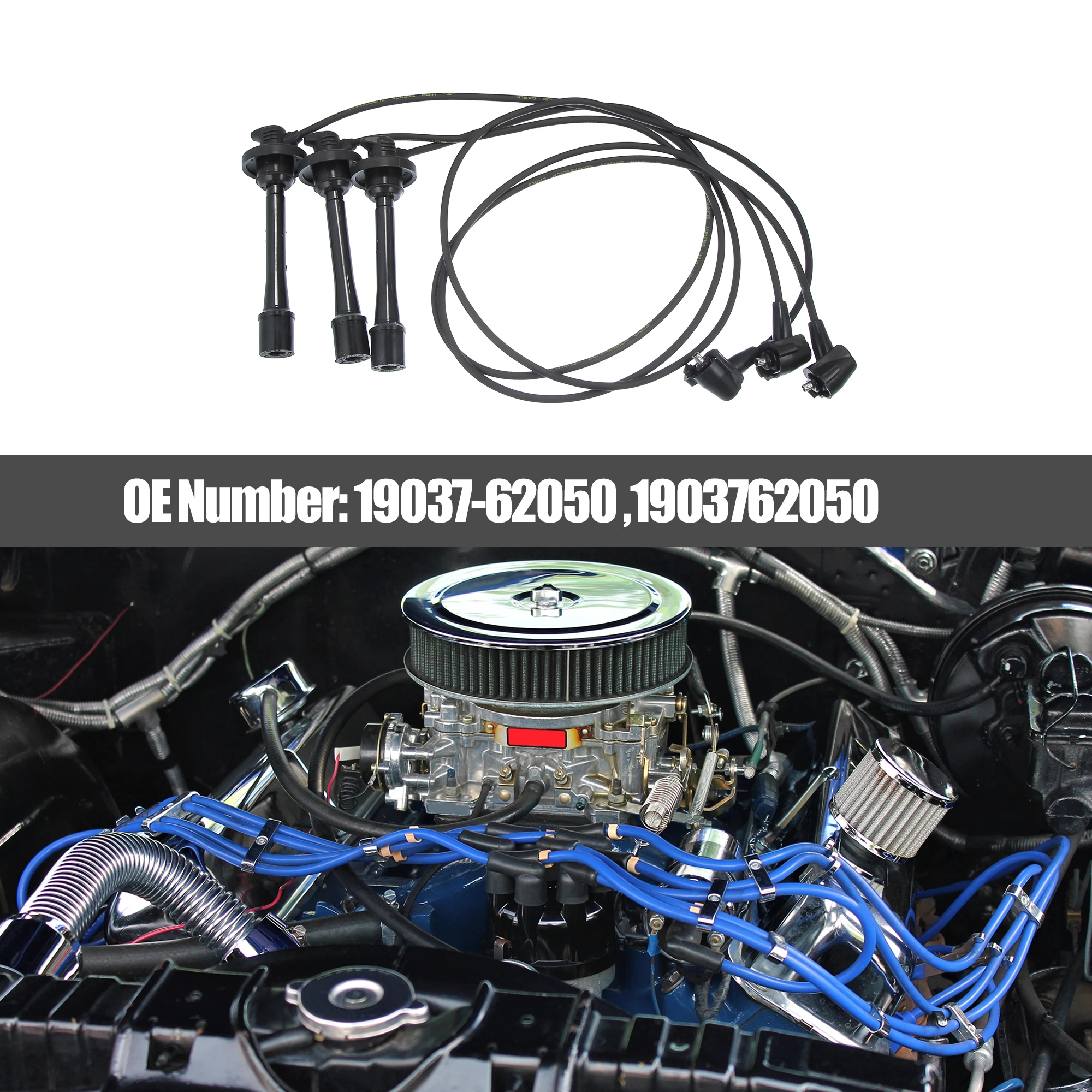 UXCELL 4-проводной свечи зажигания для Toyota Tacoma 1995-2004 гг. Tundra 2000-2004 T100 1995-1998 4Runner 1996-2002