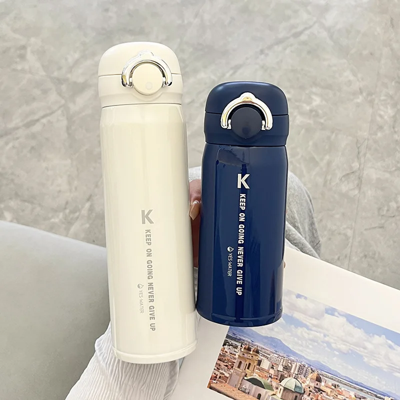 

Thermal water bottle minimalist business cup insulation cup 304 stainless steel vacuum thermal bottle