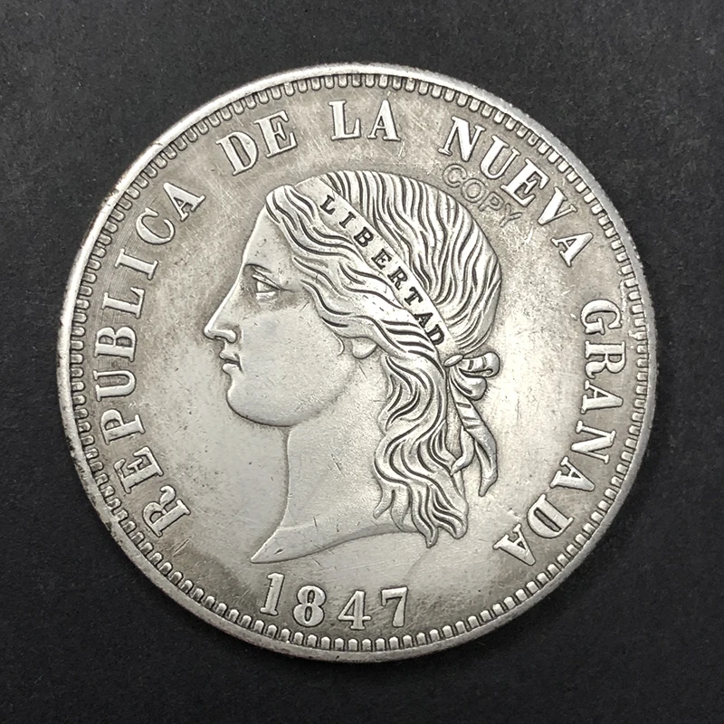 Памятная монета Республики Гранада 1847 года из меди императрица мария федоровна 1847 1928 биография