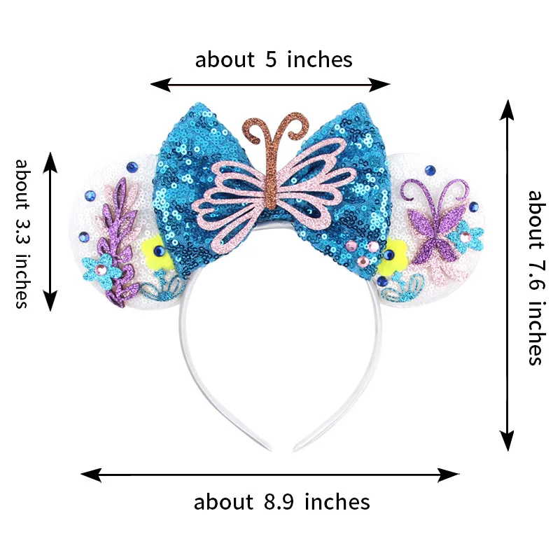 Повязка на голову с ушками диснеевских мышей для маленьких девочек повязка