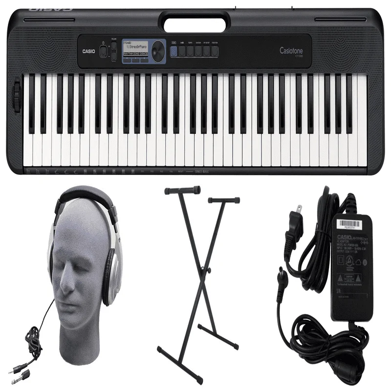 

PPK 61-Key Premium Keyboard Pack with Stand, Headphones & Power Supply