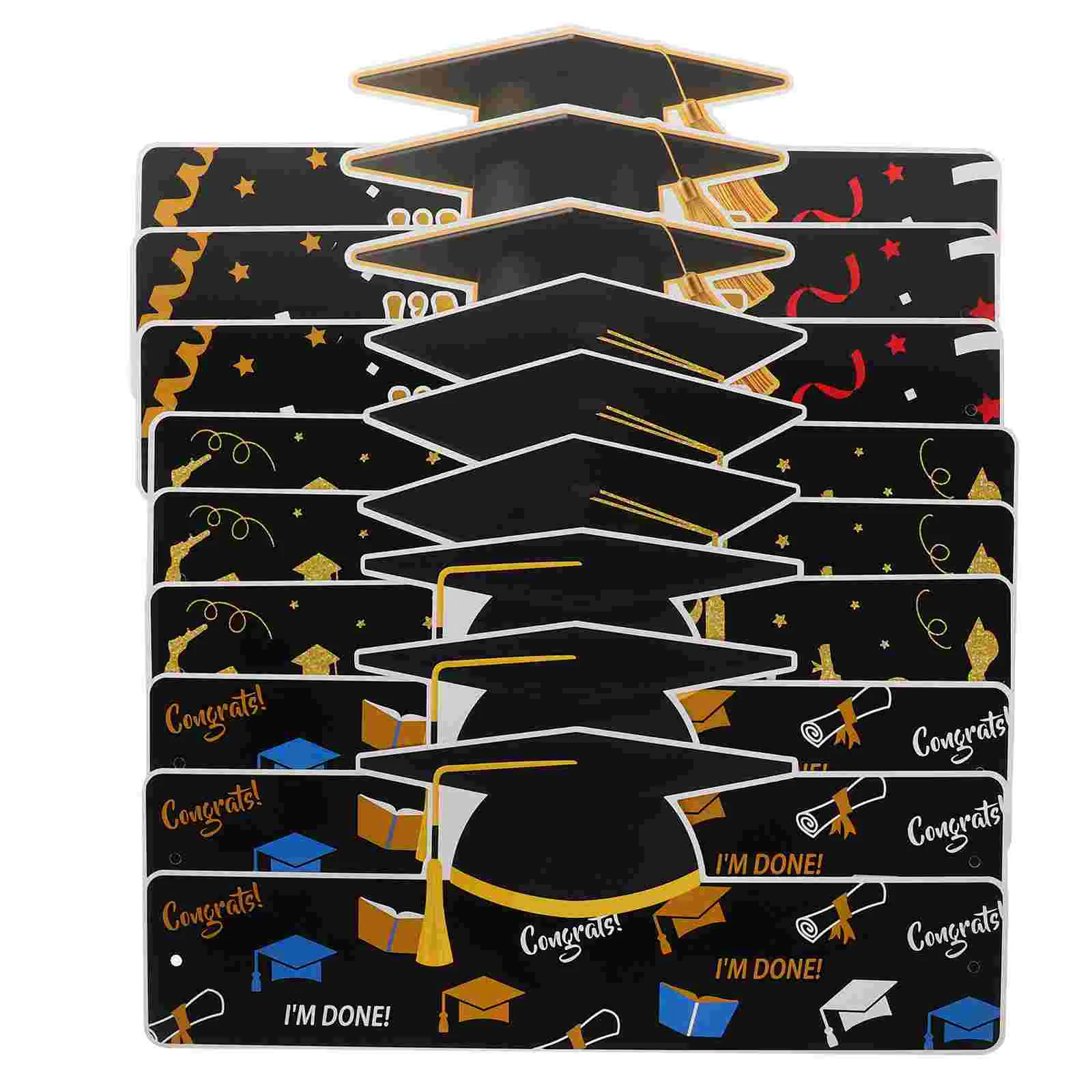 9-шт Выпускной бумажный колпачок PhD сувениры для вечеринки реквизит установки