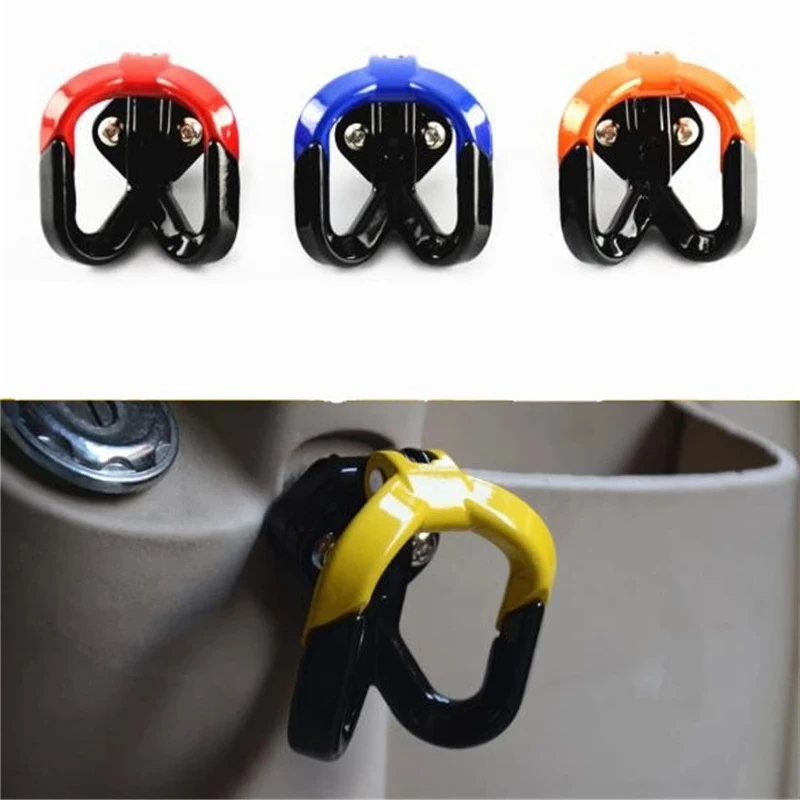 Moto Accessories Electric Vehicle Storage Hook Aluminum Alloy High-strength Punch Free Front Helmet Luggage Multi-purpose Hooks