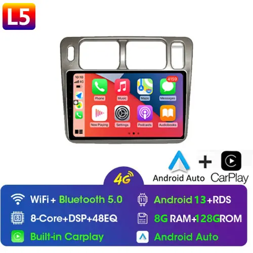 

Автомагнитола DSP 2din для Mitsubishi Pajero iO 1998-2007 Android 13 4G WIFI Android автовоспроизведение GPS-навигация без DVD-плеера