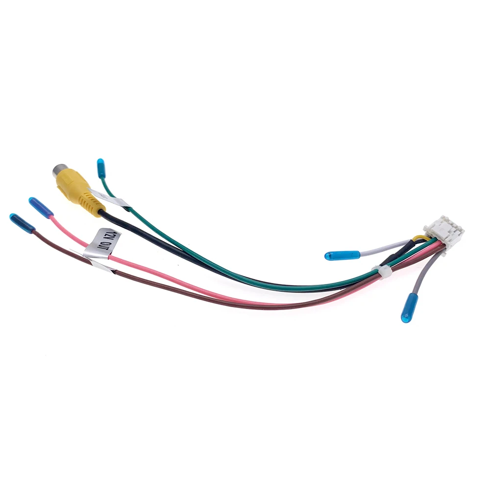 Универсальный 10-контактный автомобильный разъем RCA для камеры заднего вида