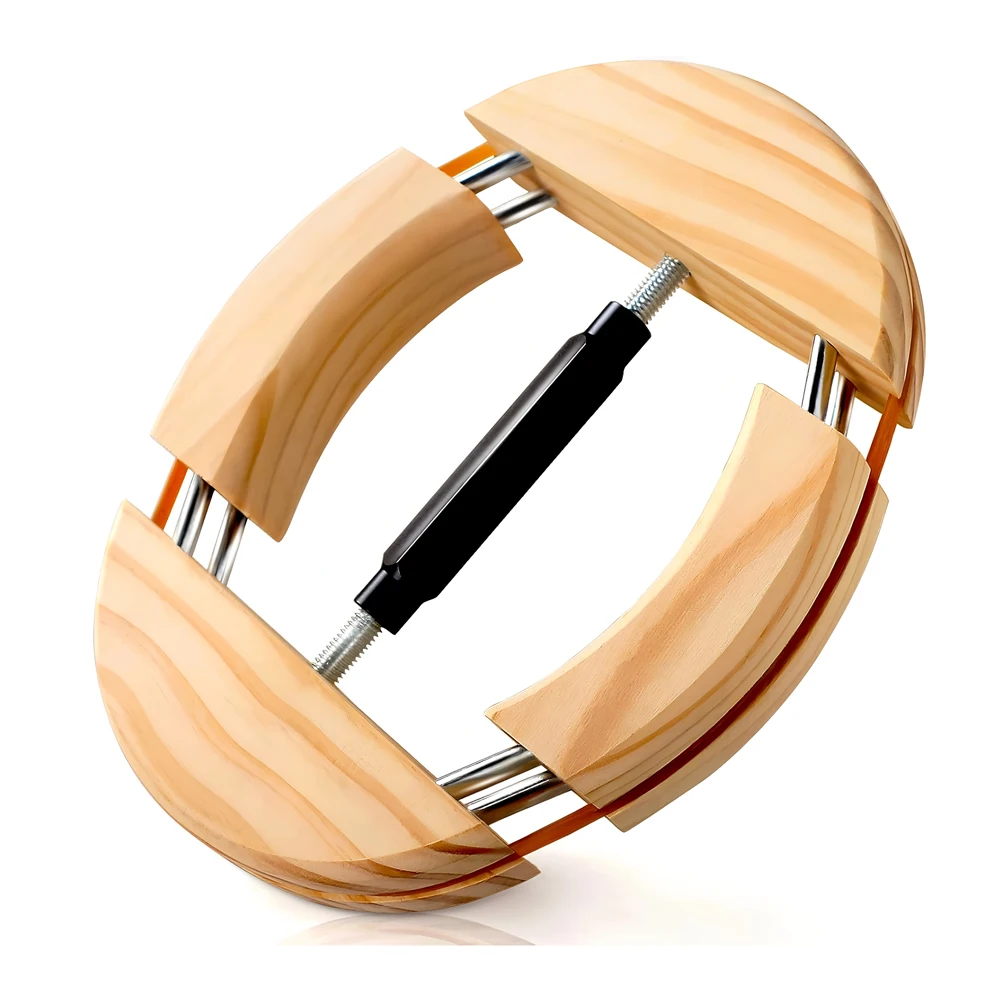 

Подставка Для Шляп Repacego Premium Из Дерева, Регулируемая, 4-сторонняя, Для Федор, Ковбойских И Бейсбольных Шляп