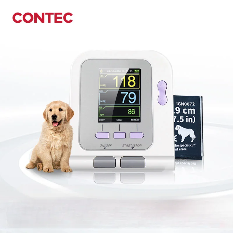 

CONTEC Vet Electronic Sphygmomanometer Automatic Blood Pressure Monitor Tonometer with Download PC Software CONTEC08A-VET