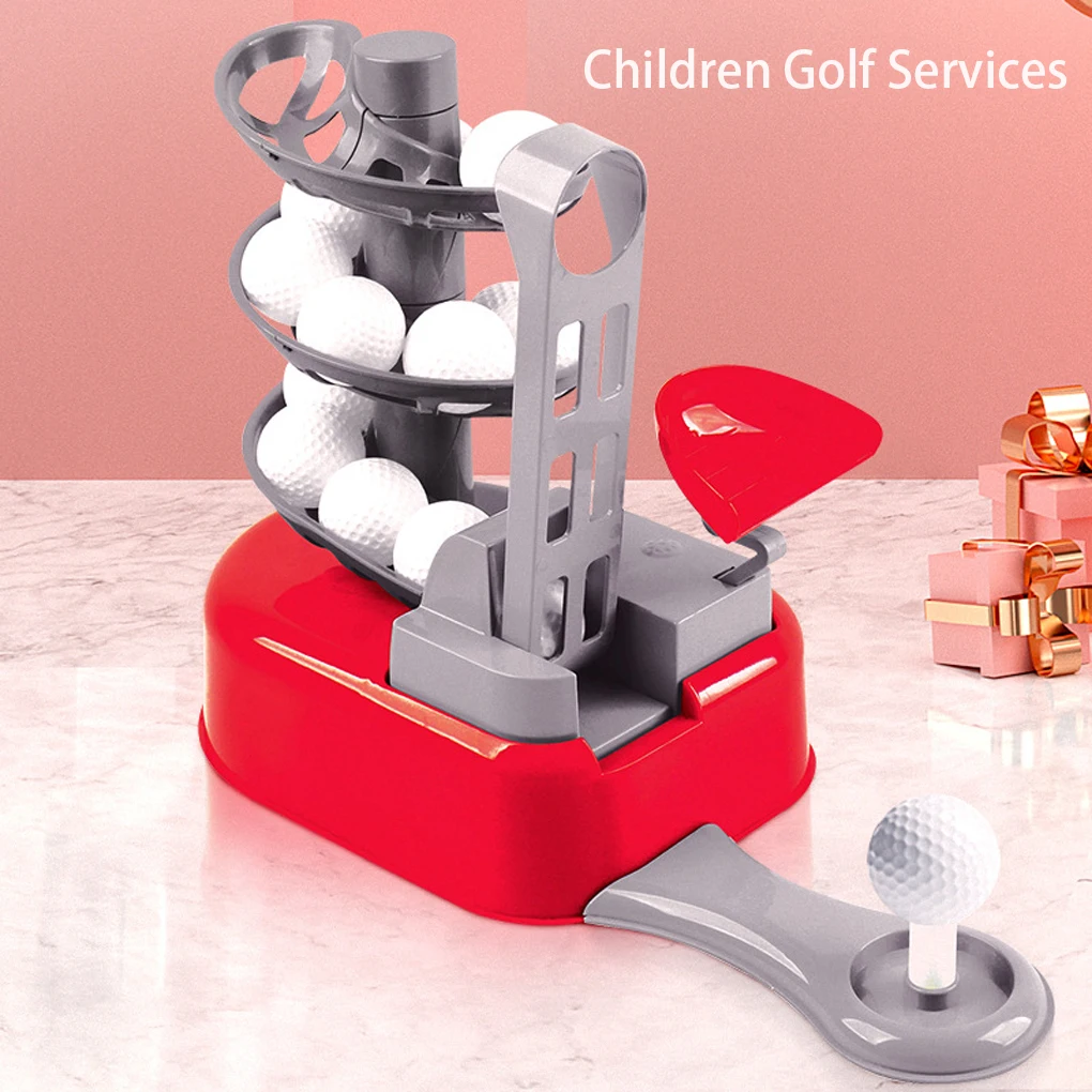 

Kids Golf Toys Set Light Club Head Indoor Sport Toy Lightweight Clubs Equipment Exercise Plaything for Boys Child Orange