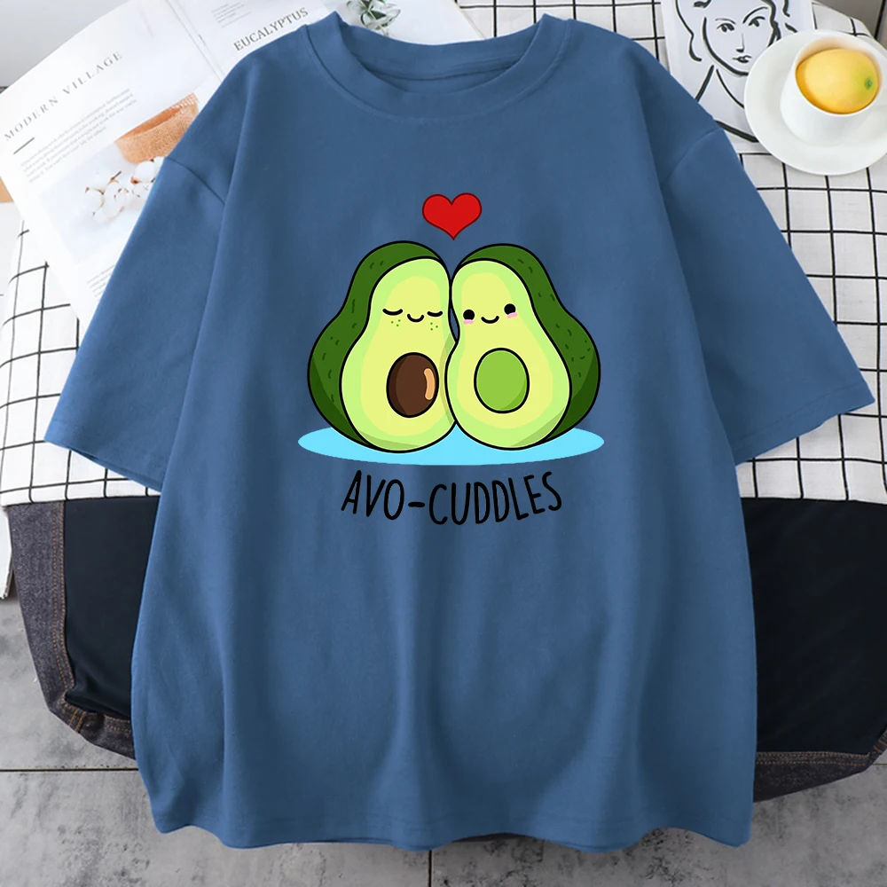 Милая футболка с принтом авокадо женский топ графическим рисунком Женская