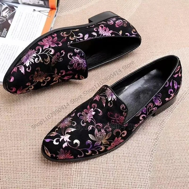 Рисунок 5 - Лоферы мужские с цветочной вышивкой