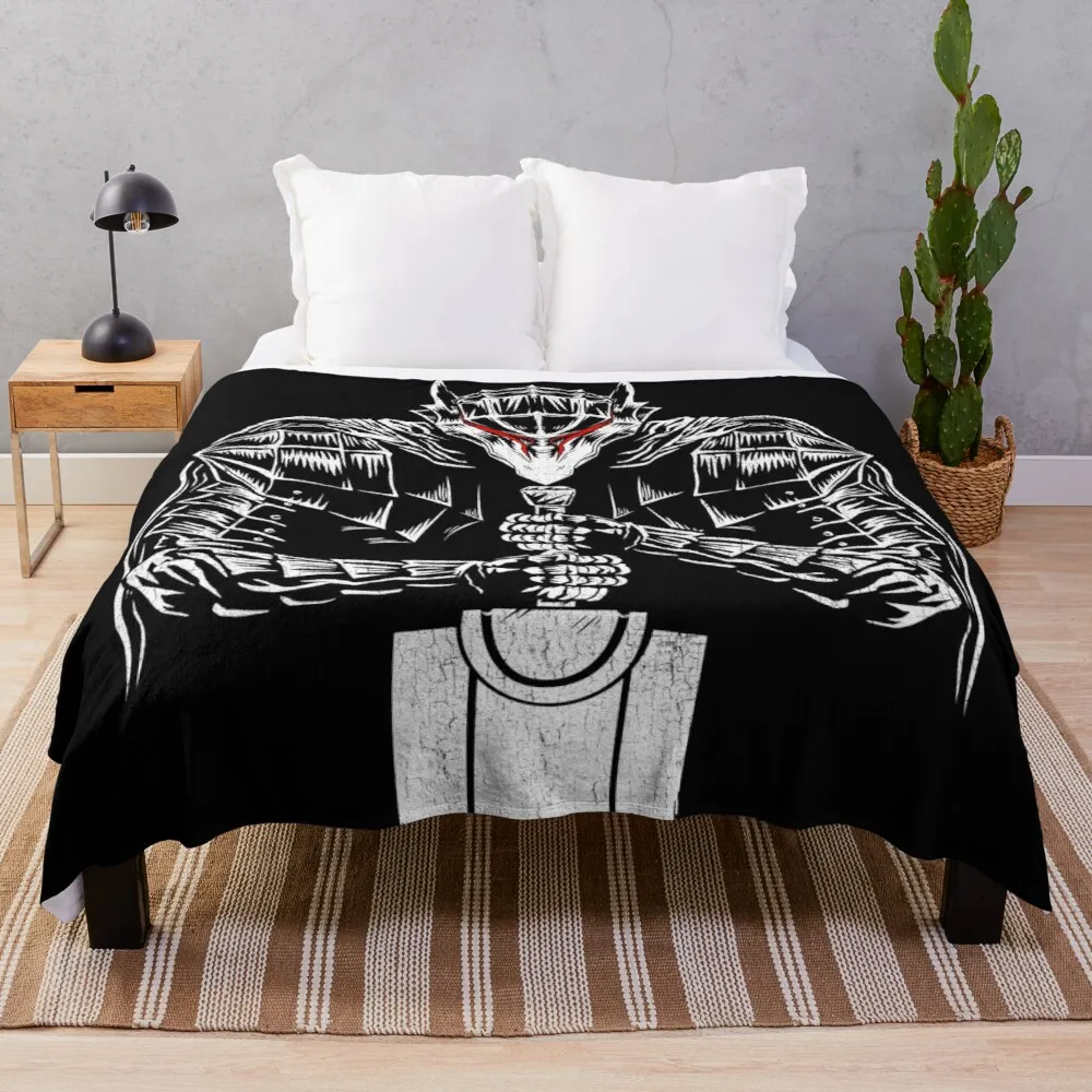 

Черное одеяло с изображением меча, тонкое одеяло, Роскошное Одеяло