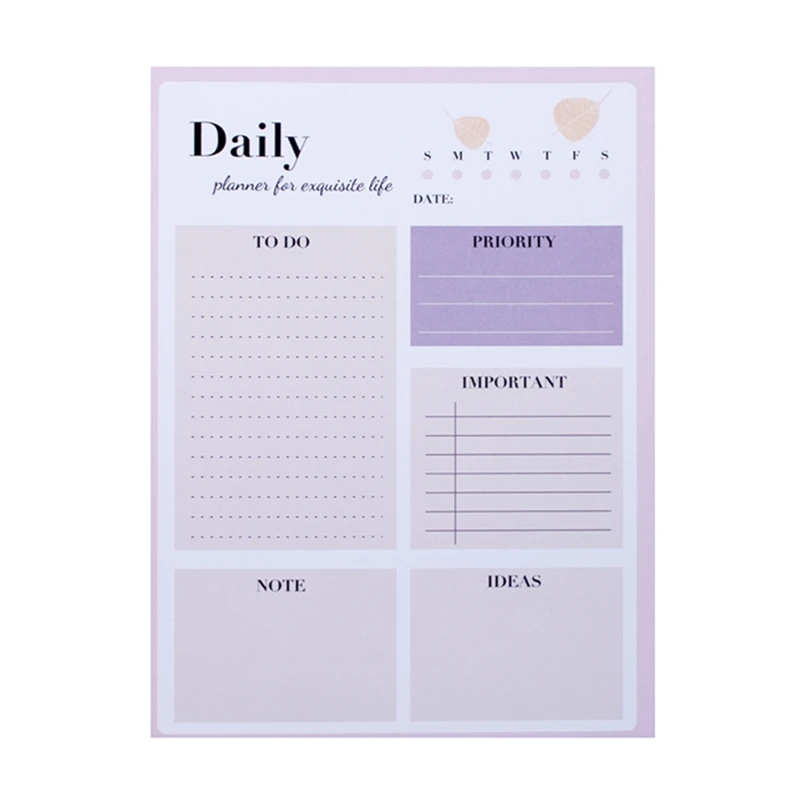 

Weekly Day plan notes office accessories Planner stationery supplies