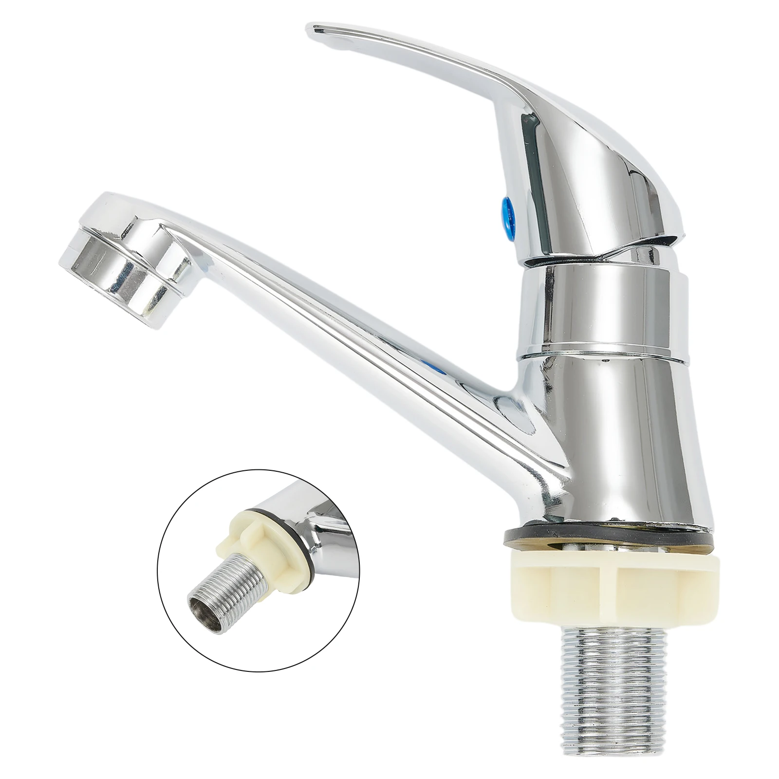 

Cold Sink Water Tap Basin Mixer For Bathroom Wash Basin High Quality Single Handle Single Hole Chrome Hardware