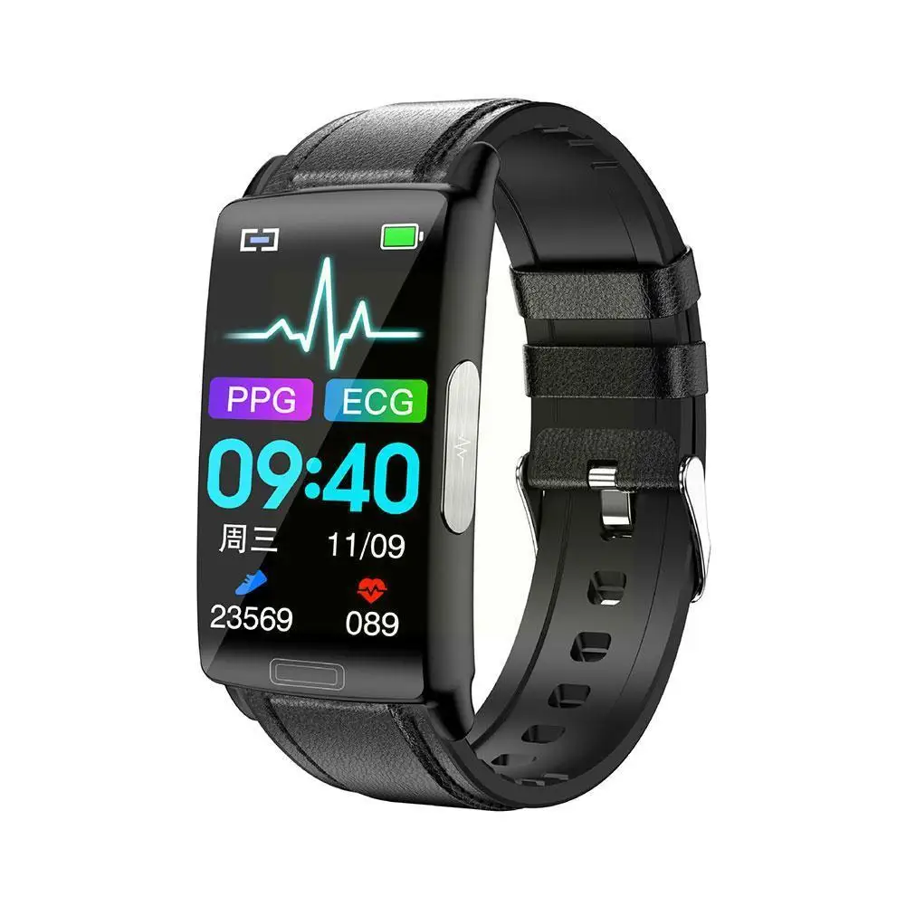

2023 New E610 smartwatch ECG+PPG blood glucose temperature waterproof red oxygen rate meter step heart blood G2T1