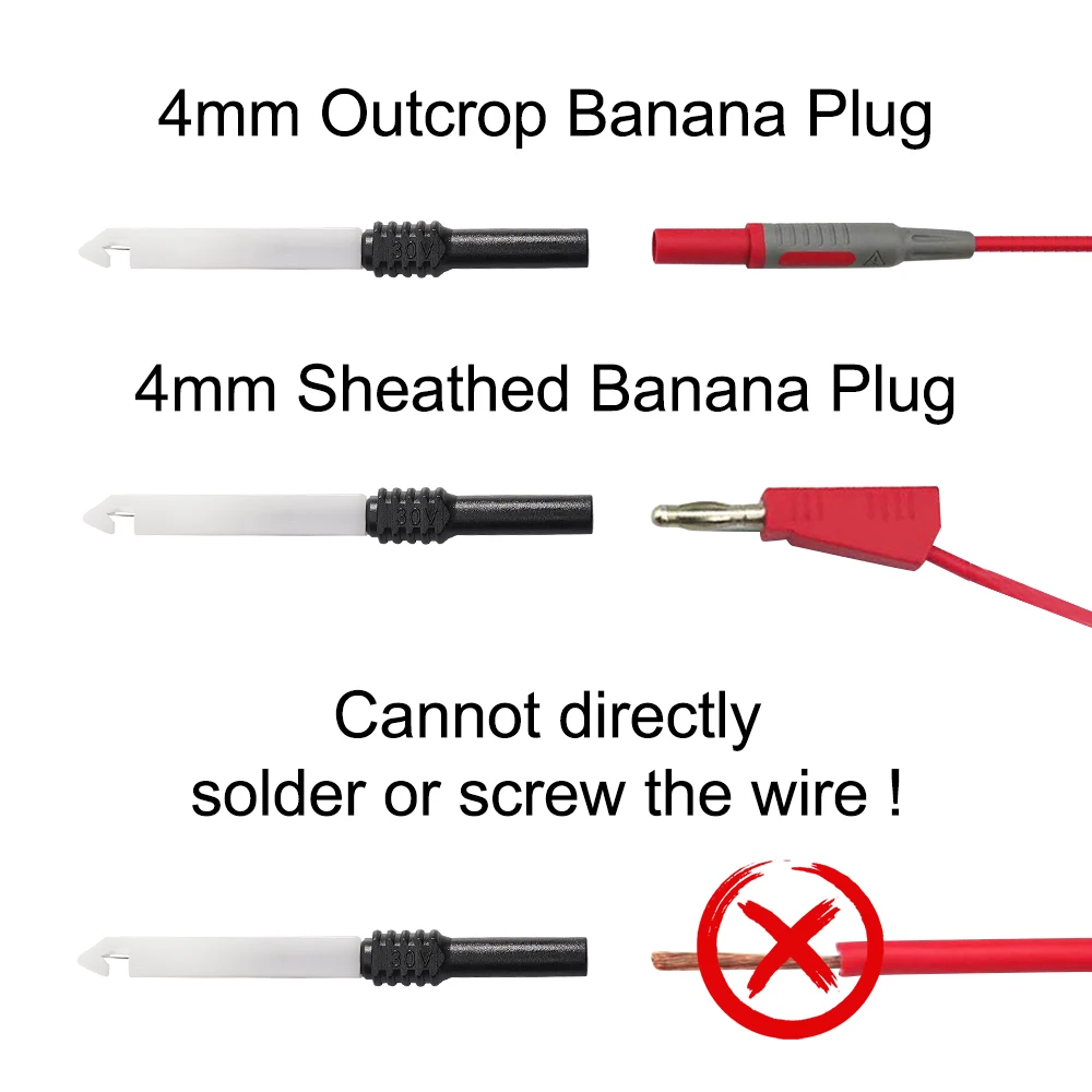 Автомобильный мультиметр 30 в тестовый зонд удлинитель игла для пирсинга