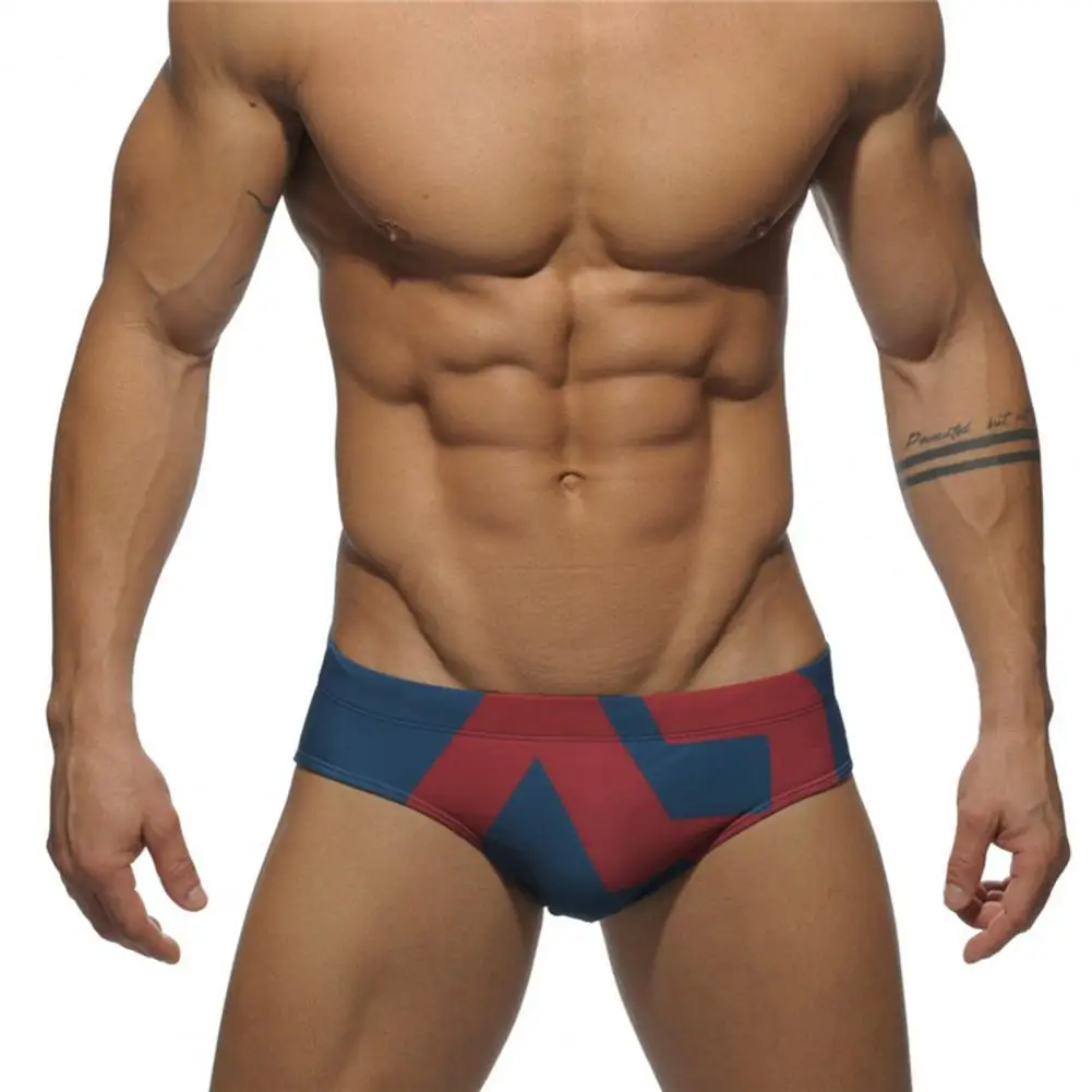 

Polyester Simple Spa Treatment Swim Trucks Smooth Beach Shorts Slim Fit for Summer