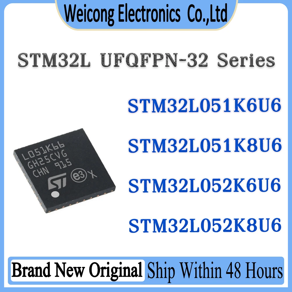 

STM32L051K6U6 STM32L051K8U6 STM32L052K6U6 STM32L052K8U6 STM32L051 STM32L052 STM32L05 STM32L STM32 STM ST IC MCU Chip UFQFPN-32