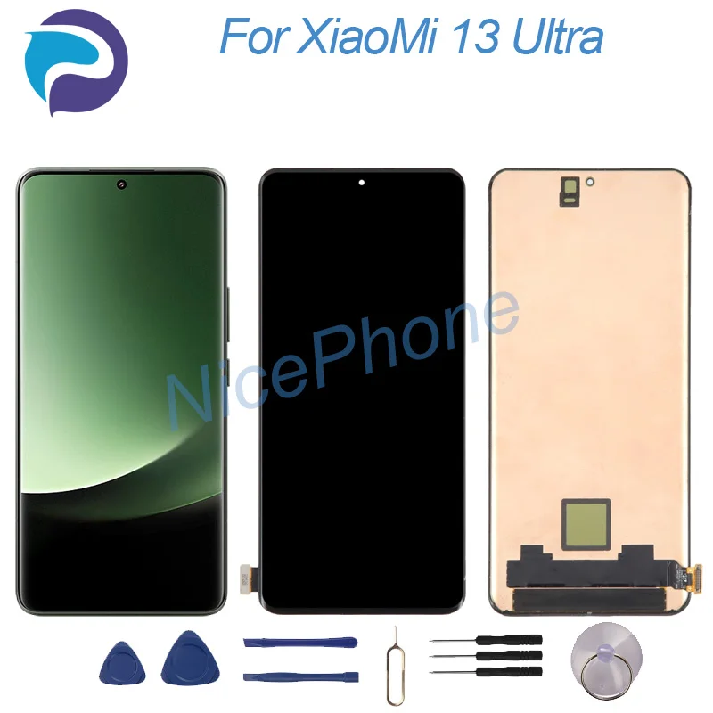Фото Новый, проверенный LCD-дисплей с сенсорной панелью и дигитайзером для Xiaomi 13 Ultra, модели 2304FPN6DC, 2304FPN6DG. №1