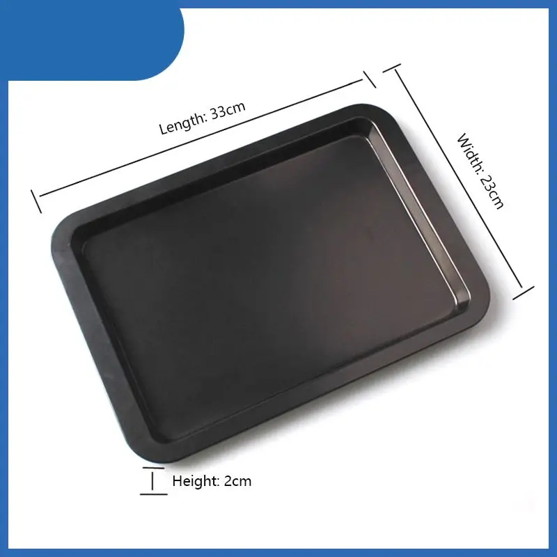 

Rectangular Non-stick Bread Cake Baking Tray Baking Tray Oven Rectangular Black Baking Tray Diy Baking For Kitchen Accessories