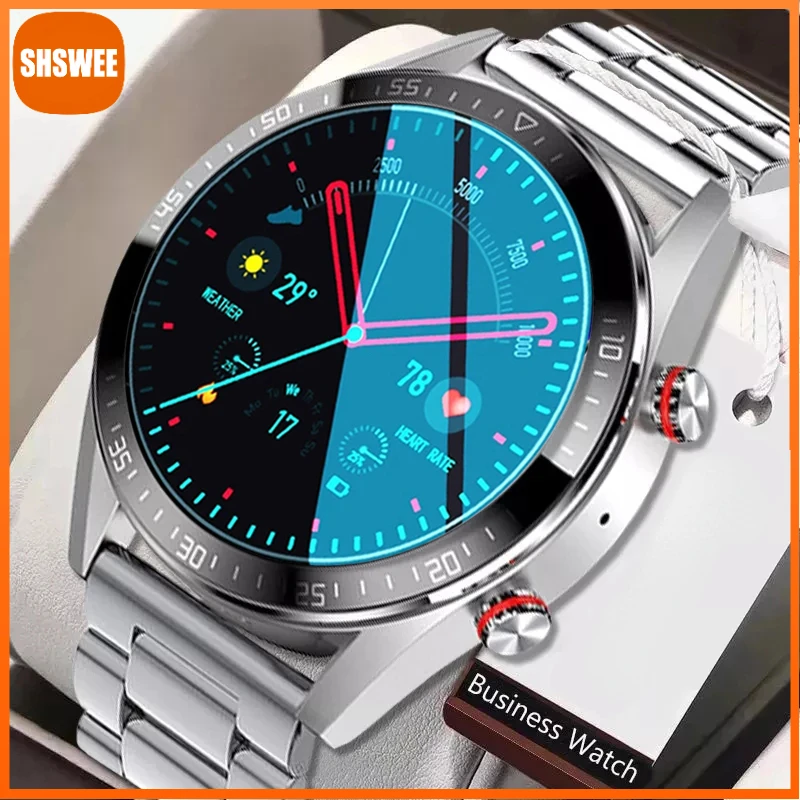 

For Xiaomi Huawei Smart Watch Always Display The Time Bluetooth Call Local Music Smartwatch for Mens Android TWS Earphones